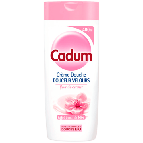 cadum gel de douche hydratant fleur de cerisier