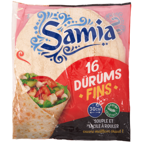 Tortillas Wraps grande taille 16 pièces | Dürüms Samia