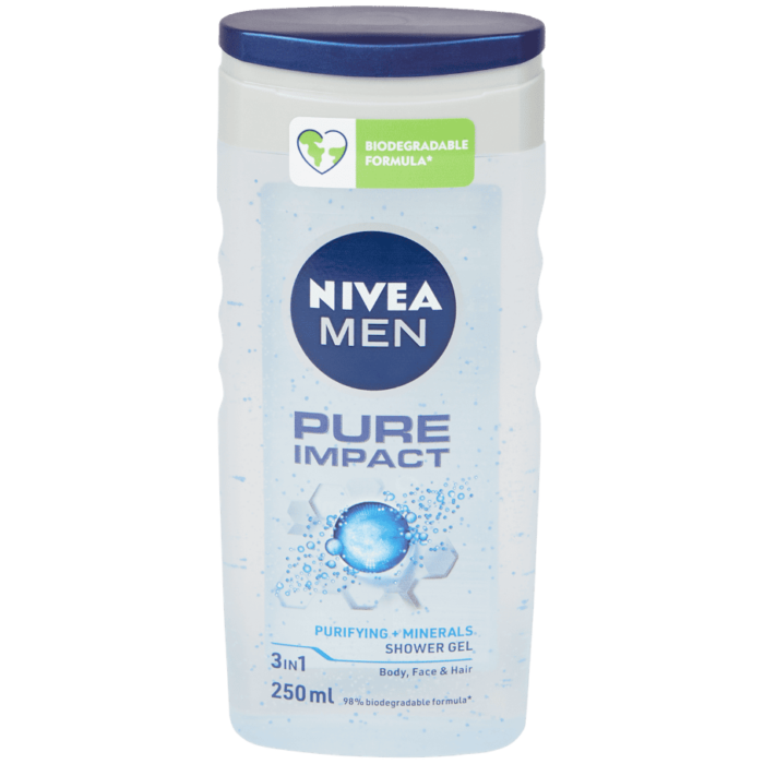 Gel douche nivea pure impact