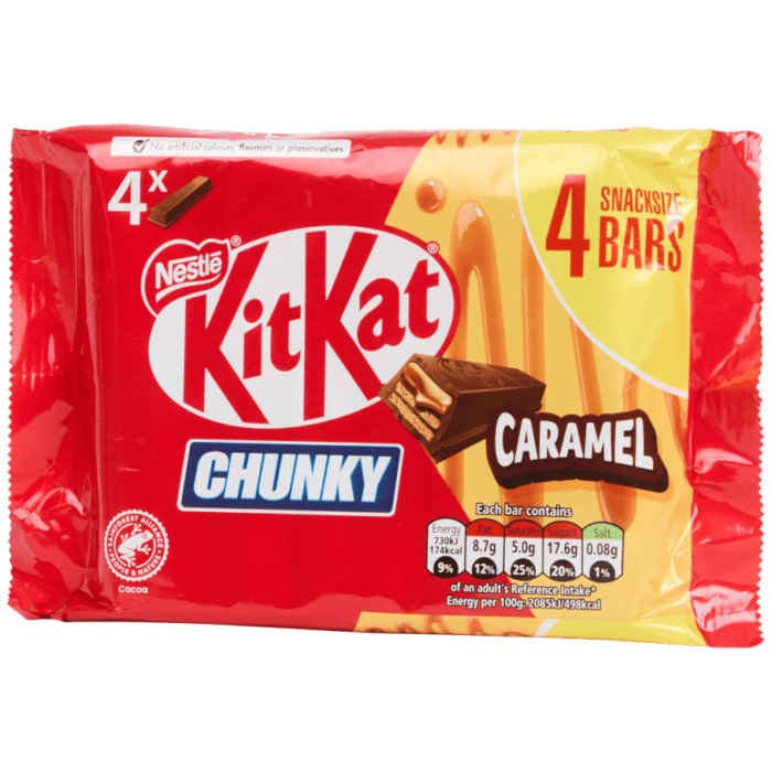 Snack KitKat caramel chunky