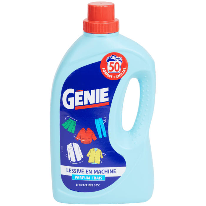 Lessive liquide Génie 50 lavages