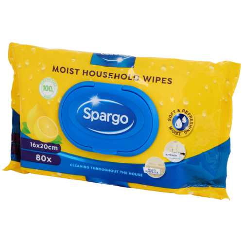 Lingettes humides multi-usages maison Spargo