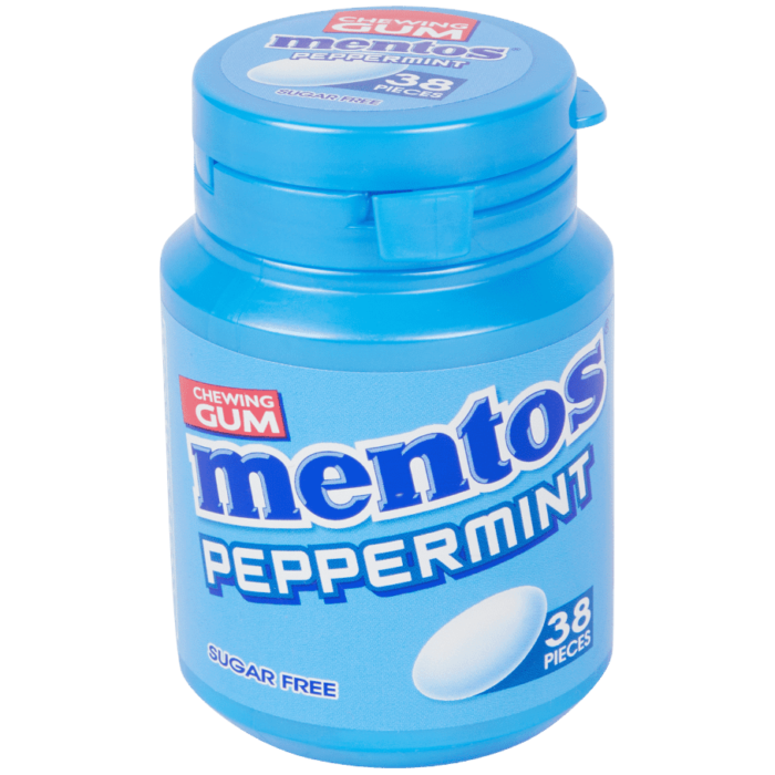 Chewing-gum mentos menthe poivrée