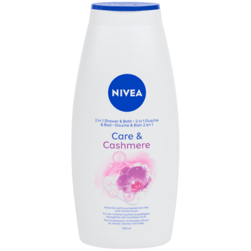 Gel douche et bain Nivea Care & Cashmere 750 ml