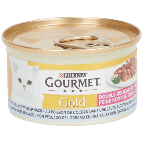 nourriture pour chat Gourmet Poisson et Épinards Purina - 85 g