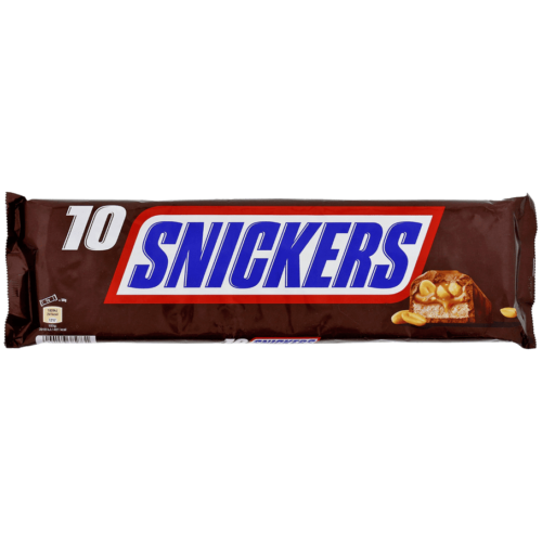 barres chocolatées Snickers 10 pièces