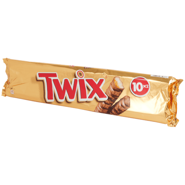 Barres Chocolatées Twix caramel